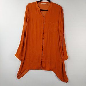 SOFT SURROUNDINGS shark bite hem tunic medium